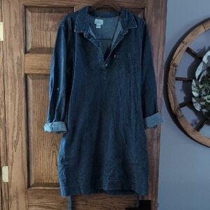 Denim Shirt Dress